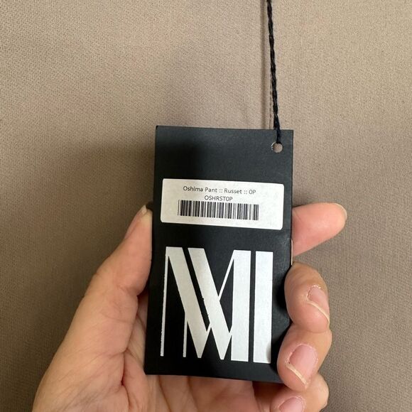 MM Lafleur Oshima Pants Russet Beige Women’s Size 0P NWT - Picture 5 of 9